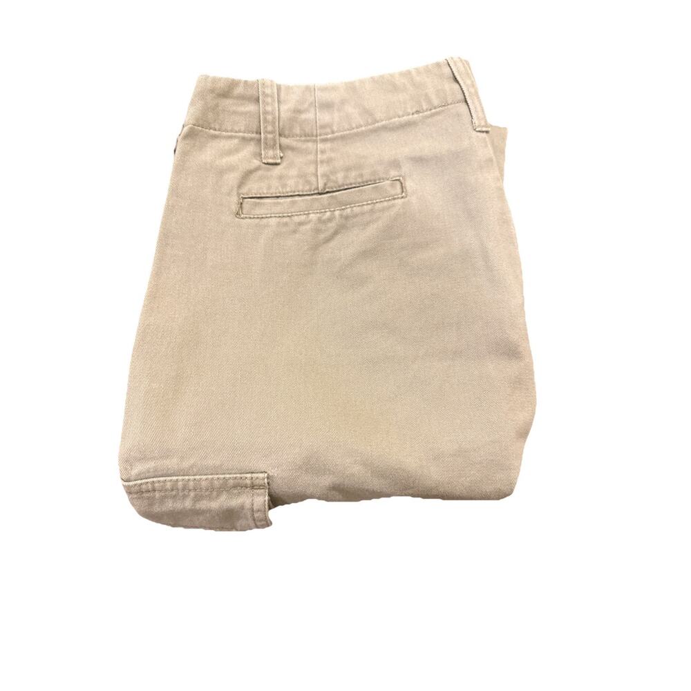 Women's Cherokee Cargo Cropped Light Green Khaki Cotton Pants Size 10 - Picture 9 of 10